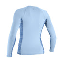 Ženska UV majica Oneill Hyperfreak Skins Rash Guard, dlg rokav, Modra-Wasup Slovenija