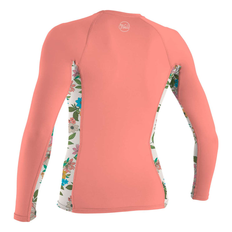 Ženska UV majica Oneill Side Print Rash Guard, dlg rok, Desert Flower-Wasup Slovenija