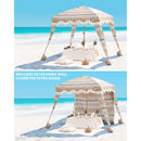 OutdoorMaster Beach Cabana Retro Brown, UV50+-Wasup Slovenija