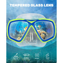 Outdoor Master Otroška maska za snorklanje, Modra/Zelena-Wasup Slovenija