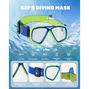 Outdoor Master Otroška maska za snorklanje, Modra/Zelena-Wasup Slovenija