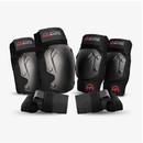 OutdoorMaster Knee, Elbow & Wrist Protective Pad Set, Black, M/L