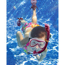 Outdoor Master Otroški Komplet za Snorklanje: Maska, Dihalka in Plavuti, roza-Wasup Slovenija