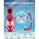 Outdoor Master Otroški Komplet za Snorklanje: Maska, Dihalka in Plavuti, roza-Wasup Slovenija