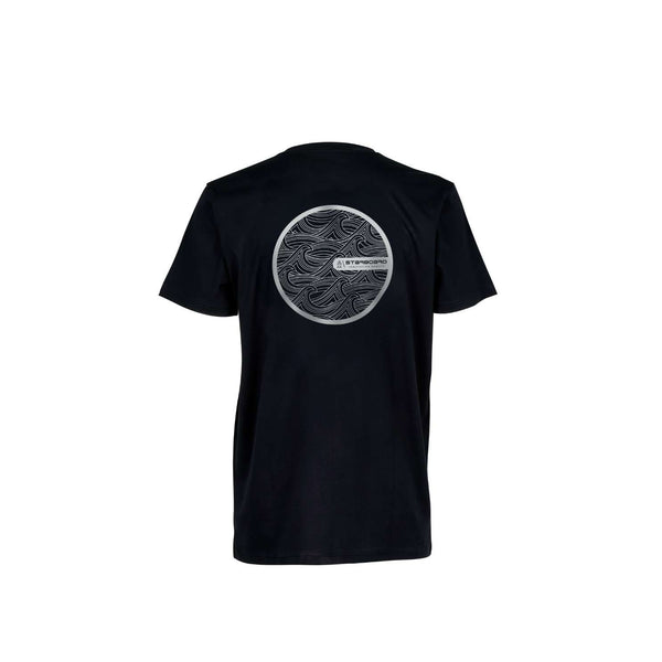 Starboard Moška Majica Wave Tee, Black, 100% bombaž-Wasup Slovenija