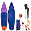 Varjena Sup Deska Shark Roam 11.6x34x5 s karbonskim veslom-Wasup Slovenija