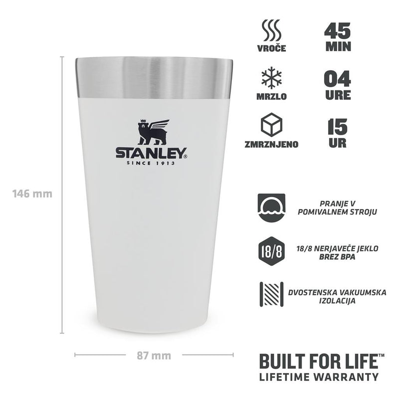 Izoliran Kozarec Stanley Beer Pint 0,47L, Polar-Wasup Slovenija