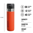 Stanley Quick Flip flaška za vodo, 0,7L, Tigerlily Plum-Wasup Slovenija