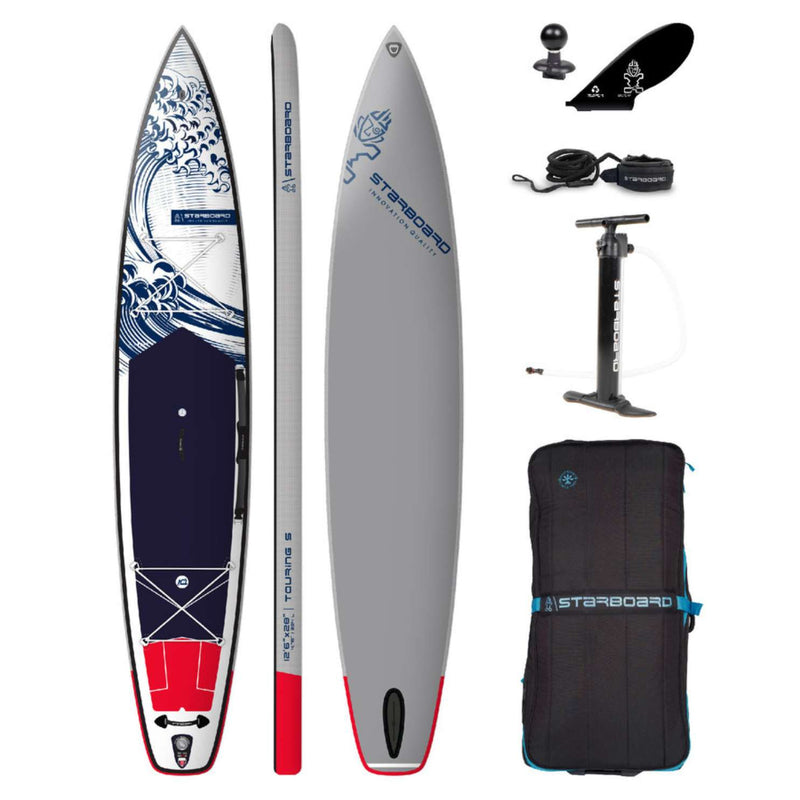 Varjena Sup deska Starboard 12.6x28x4.75 Touring Deluxe Wave 2024 - 5 let garancije-Wasup Slovenija