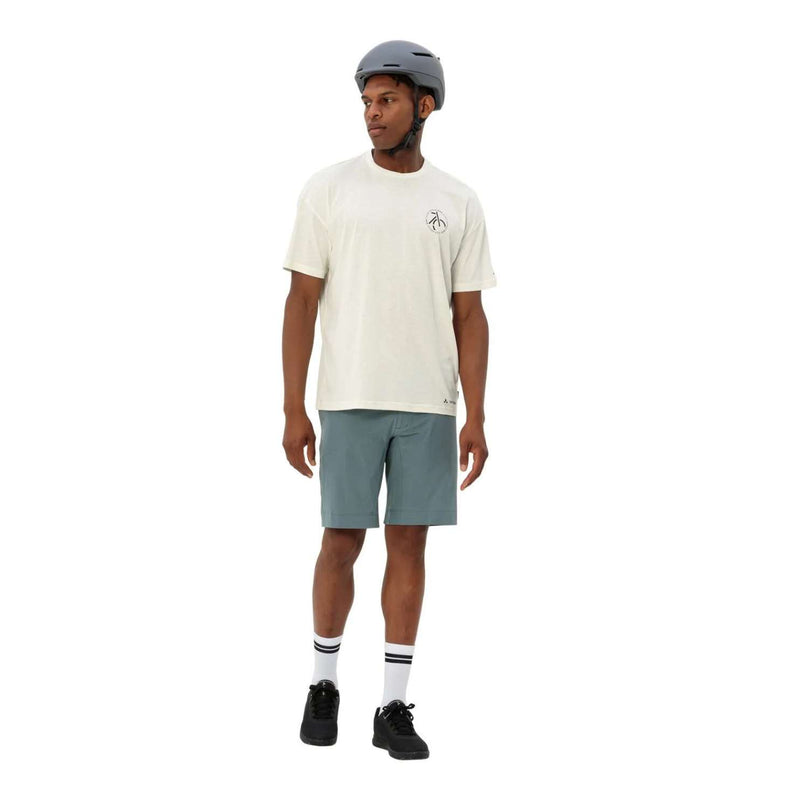 Vaude Moška Kr Majica Cyclist Casual, Offwhite-Wasup Slovenija