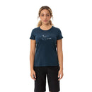 Vaude Ženska Kr Majica Cyclist V, Dark Sea Blue-Wasup Slovenija