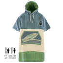 Pončo Wave Havaii Curitiba, L 105X80cm, bombaž-Wasup Slovenija