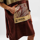 WAVE HAVAII Velur Pončo Leeves, bombaž, L-Wasup Slovenija