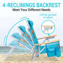 KingCamp WEJOY Premium Nastavljiv plažni stol, 2 kosa-Wasup Slovenija