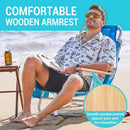 KingCamp WEJOY Premium Nastavljiv plažni stol, 2 kosa-Wasup Slovenija