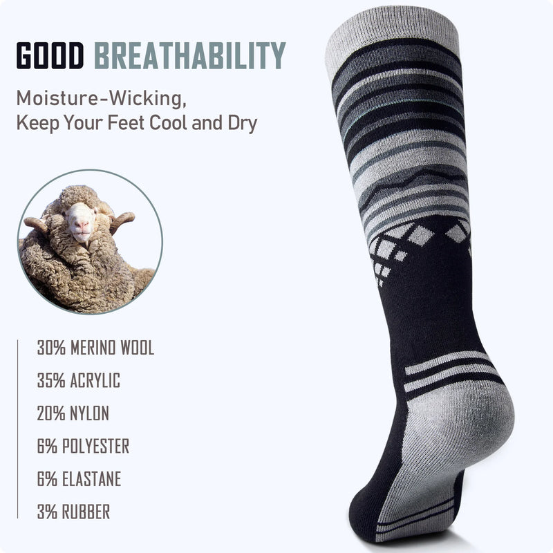 Outdoor Master Smučarske Nogavice, merino volna, 3pack-Wasup Slovenija