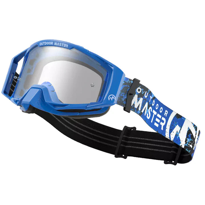 Outdoor Master Motokros/MTB očala Mustang, Blue Frame - Clear Lens-Wasup Slovenija