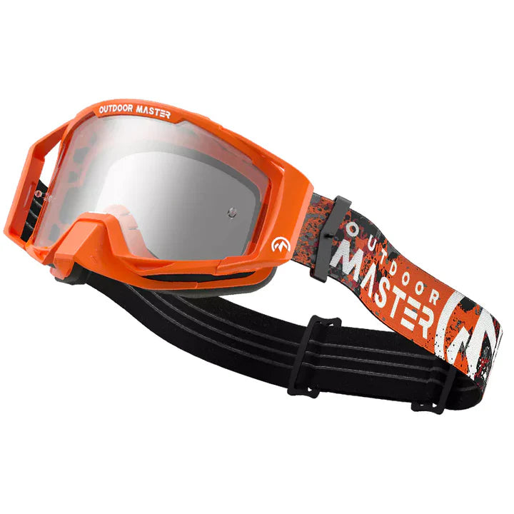 Outdoor Master Motokros/MTB očala Mustang, Orange Frame - Clear Lens-Wasup Slovenija