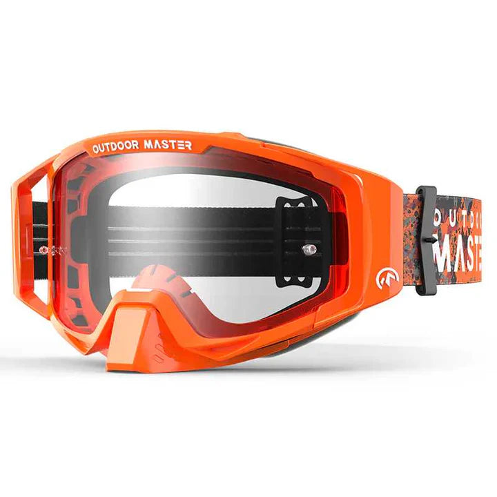 Outdoor Master Motokros/MTB očala Mustang, Orange Frame - Clear Lens-Wasup Slovenija