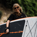 shark sup with women