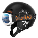 Otroška smučarska čelada OutdoorMaster Reindeer Black