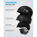 Otroška Smučarska čelada Outdoor Master Reindeer, Black, KOMPLET Z OČALI-Wasup Slovenija