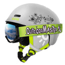 Otroška Smučarska čelada Outdoor Master Reindeer, Grey, KOMPLET Z OČALI-Wasup Slovenija