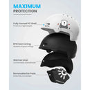 Otroška Smučarska čelada Outdoor Master Reindeer, White , KOMPLET Z OČALI