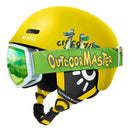 Otroška smučarska čelada OutdoorMaster Reindeer Yellow