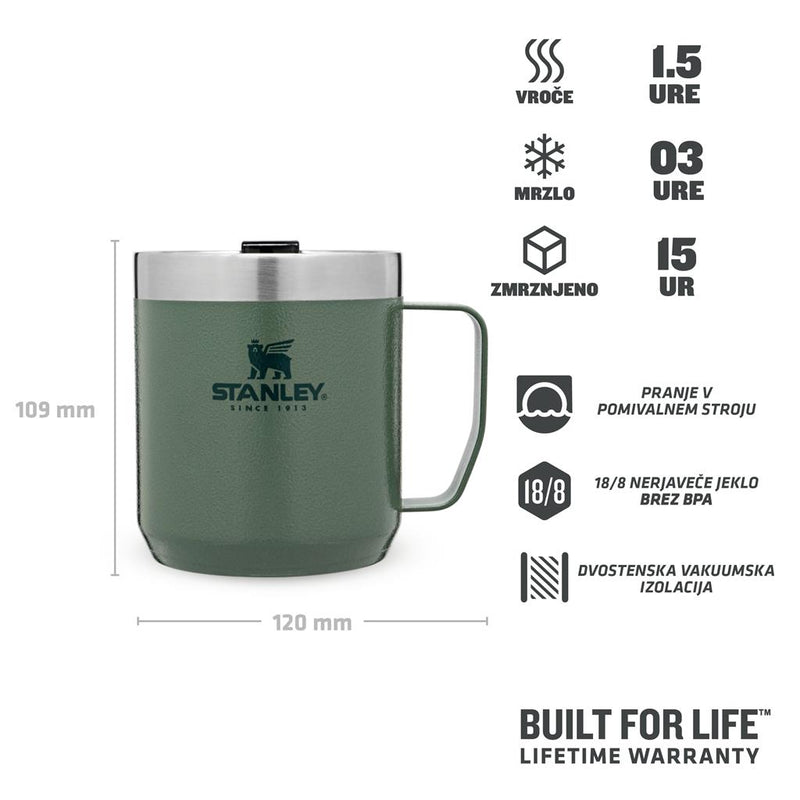 Skodelica Stanley Classic Legendary Camp Mug, Hammerton Green-Wasup Slovenija