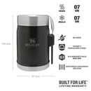 Termo Posoda za hrano Stanley Legendary Food Jar, 0,4L, Matte Black-Wasup Slovenija
