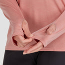 Ženska majica NRS H2Core Silkweight, dl rokav, Mauve-Wasup Slovenija