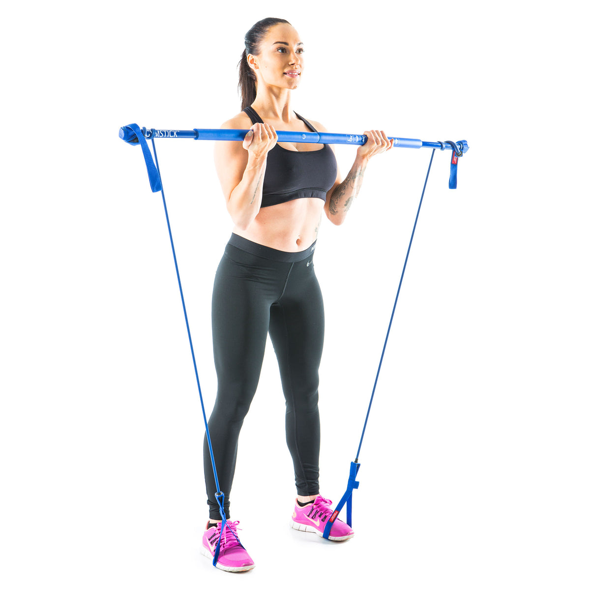 Gymstick Original 2.0 bar with elastic