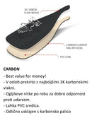 SUP VESLO STARBOARD LIMA CARBON, ROUND SHAFT 29MM , S35, M-XL, 2PC, 2022-Wasup Slovenija