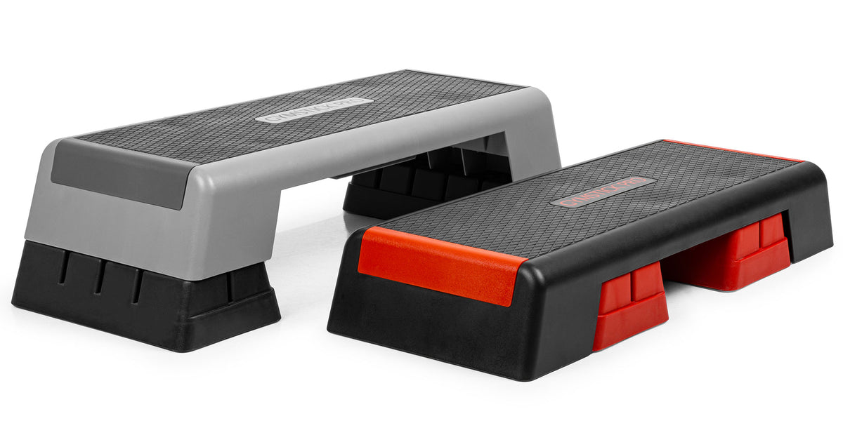 Step Bench Rack Gymstick step bench for aerobics - Pro Step, 97 X 36 X 15/20/25cm