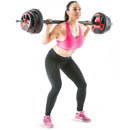 Gymstick komplet uteži Vinyl - Pump Set 20kg rdeče črn-Wasup Slovenija