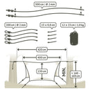 Zaščita proti dežju in soncu za viseče mreže La Siesta Rain & Sun Tarp-Wasup Slovenija