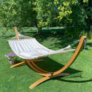 Komplet viseča mreža z lesenim stojalom La Siesta Beach Single-Wasup Slovenija