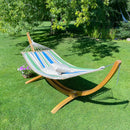 Komplet viseča mreža z lesenim stojalom La Siesta Green Bay Single-Wasup Slovenija