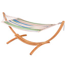 Komplet viseča mreža z lesenim stojalom La Siesta Green Bay Single-Wasup Slovenija