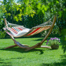 Komplet viseča mreža z lesenim stojalom La Siesta Sunrise Single-Wasup Slovenija