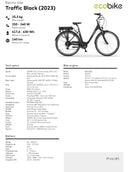 Električno mestno kolo Ecobike Traffic Black