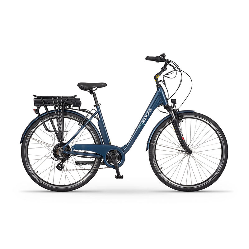 bbf e bike urban collection City e-bike Ecobike Traffic 522/630Wh, Blue