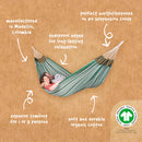 Viseča mreža La Siesta Modesta Agave, double/kingsize-Wasup Slovenija