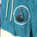 wave hawaii poncho petrol detajl