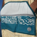 wave hawaii poncho petrol žep