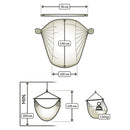 Viseči stol La Siesta Domingo Lime Basic-Wasup Slovenija