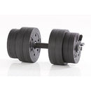 Gymstick-UTEŽI NASTAVLJIVE ACTIVE VINYL ADJUSTABLE DUMBBELL SET 15KG Wasup