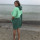 WAVE HAVAII-PONČO TRAVEL BREESE GREEN, S-L, BOMBAŽ Wasup