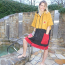 WAVE HAVAII-PONČO Z ZADRGO DUSTY, M , BAMBOO Wasup